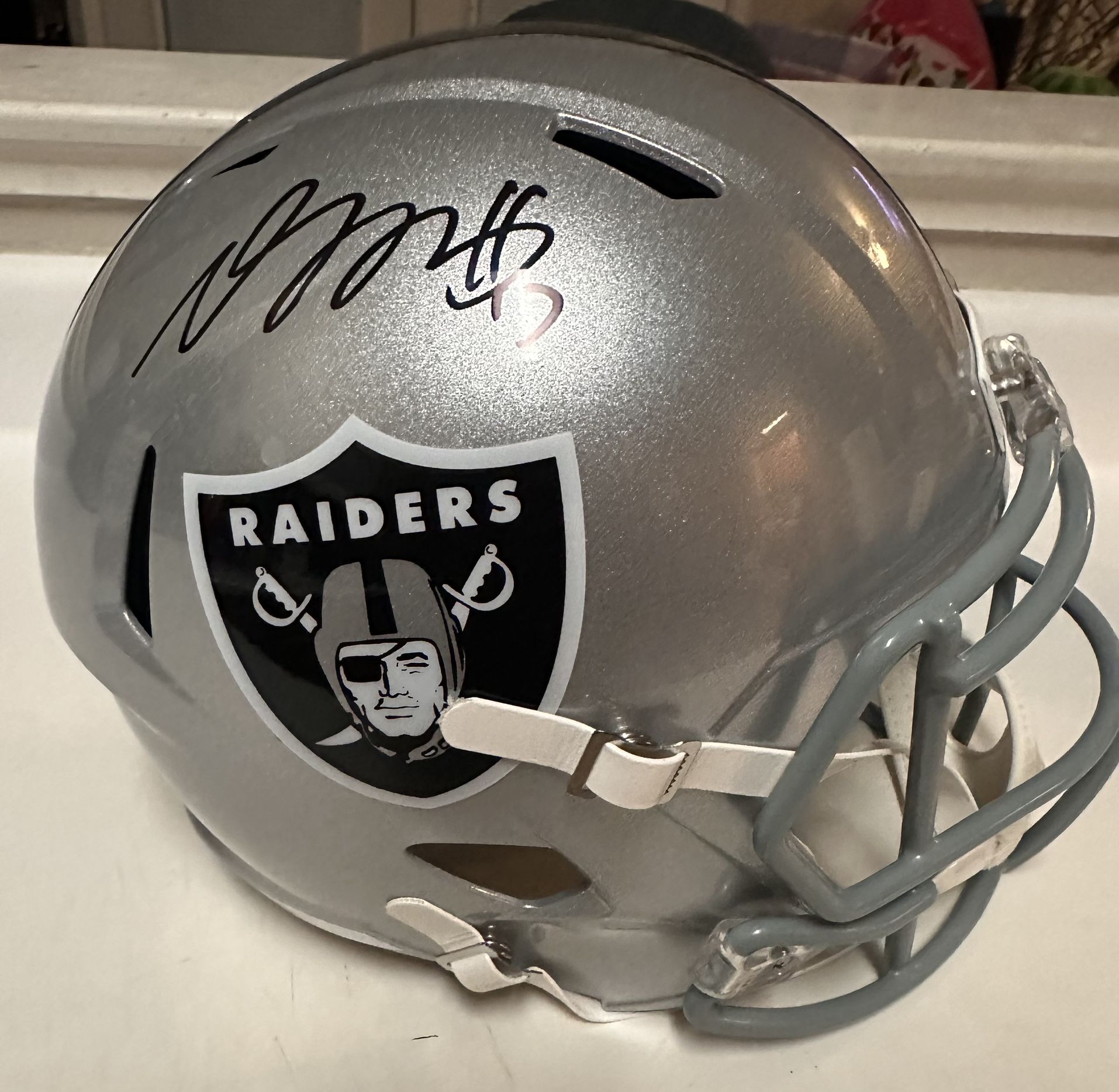 Raiders Davante Adams Helmet 