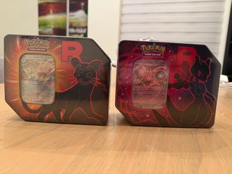 Pokémon TCG Team Rocket Tin Set of 2