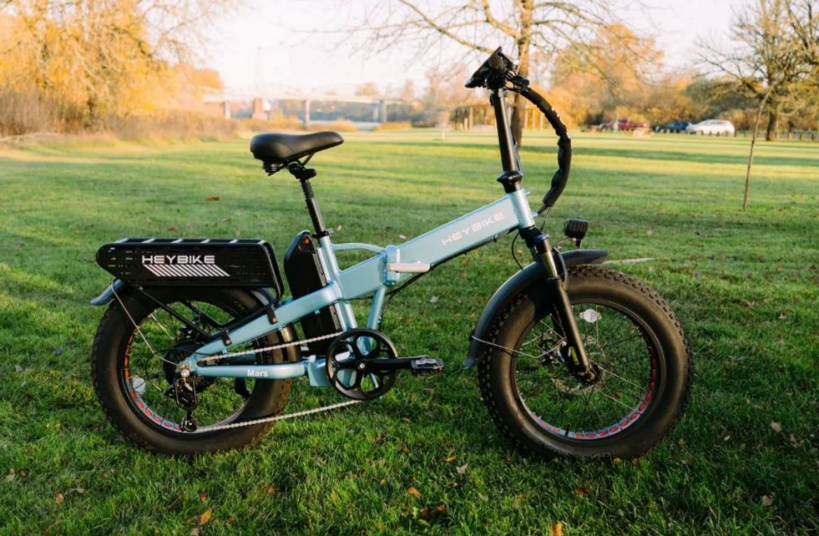 HeyBike mars 2.0 foldable e-bike 45 mile range and 28mph 