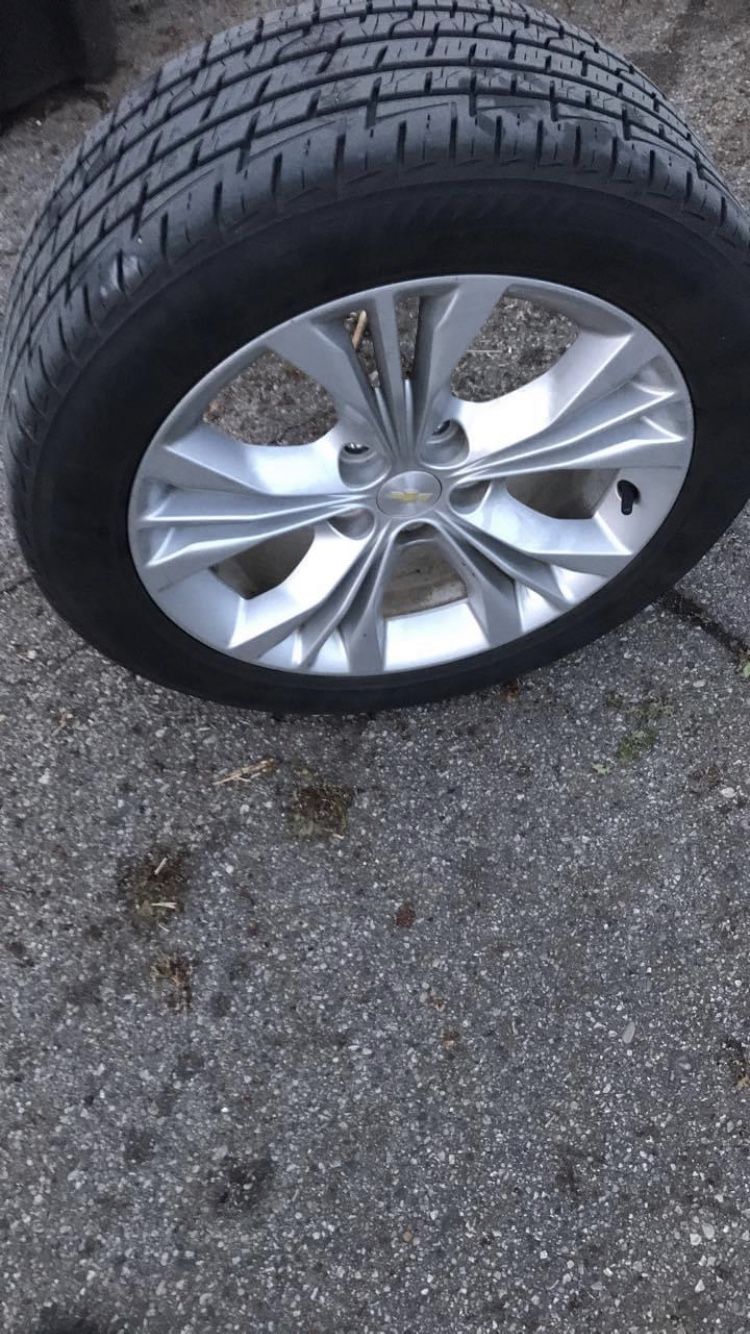 18 inch impala rims and tires