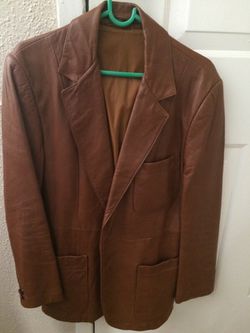 Leather jacket size 40 regular