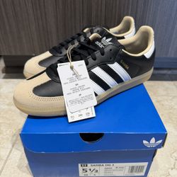 Adidas Samba Core Black Cloud White Gum Size 5.5