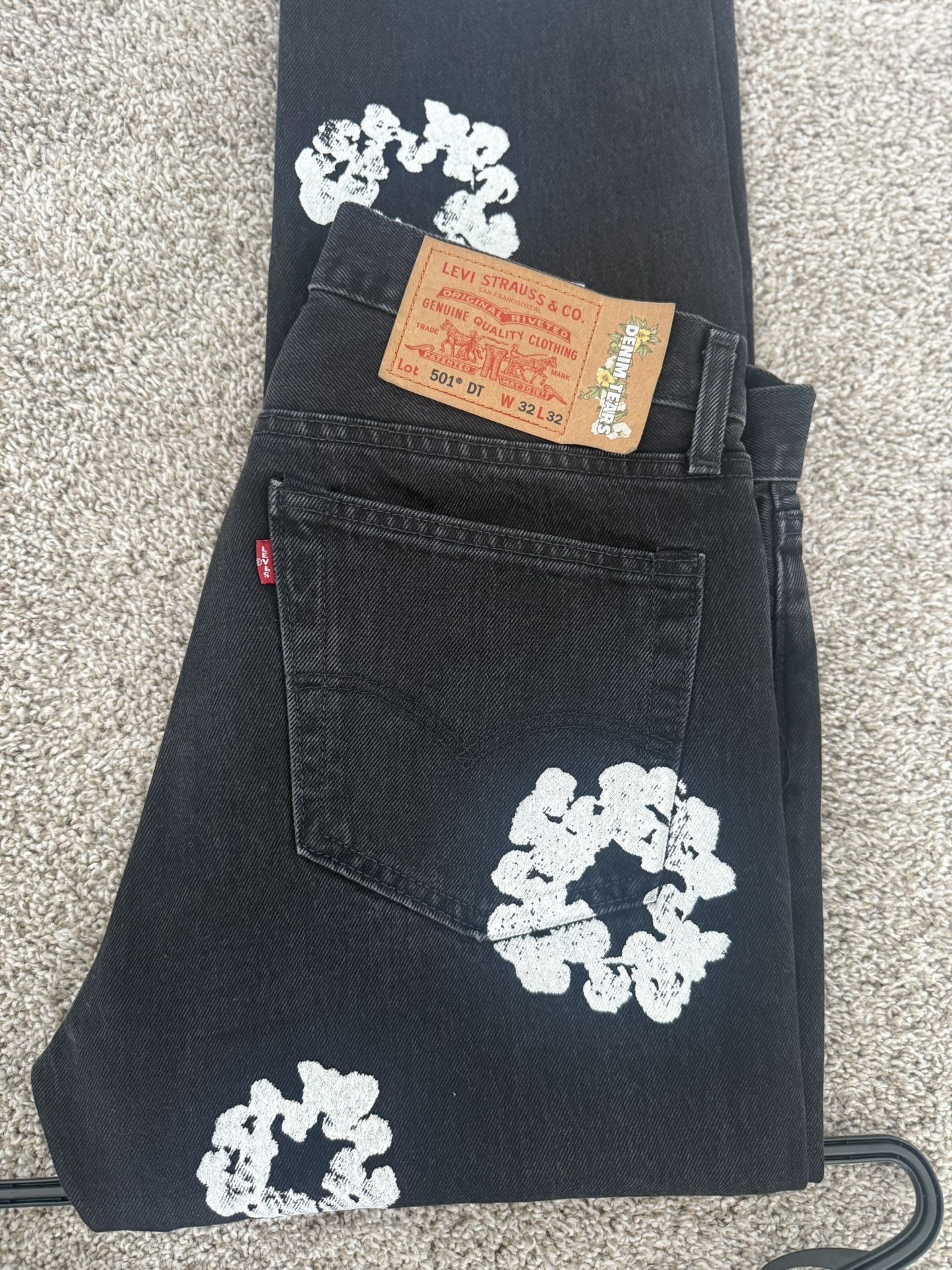 Denim Tears Supreme Shorts Purple Jeans