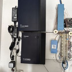 Panasonic business phone system TDA 50 TVA 50 and 10 phones