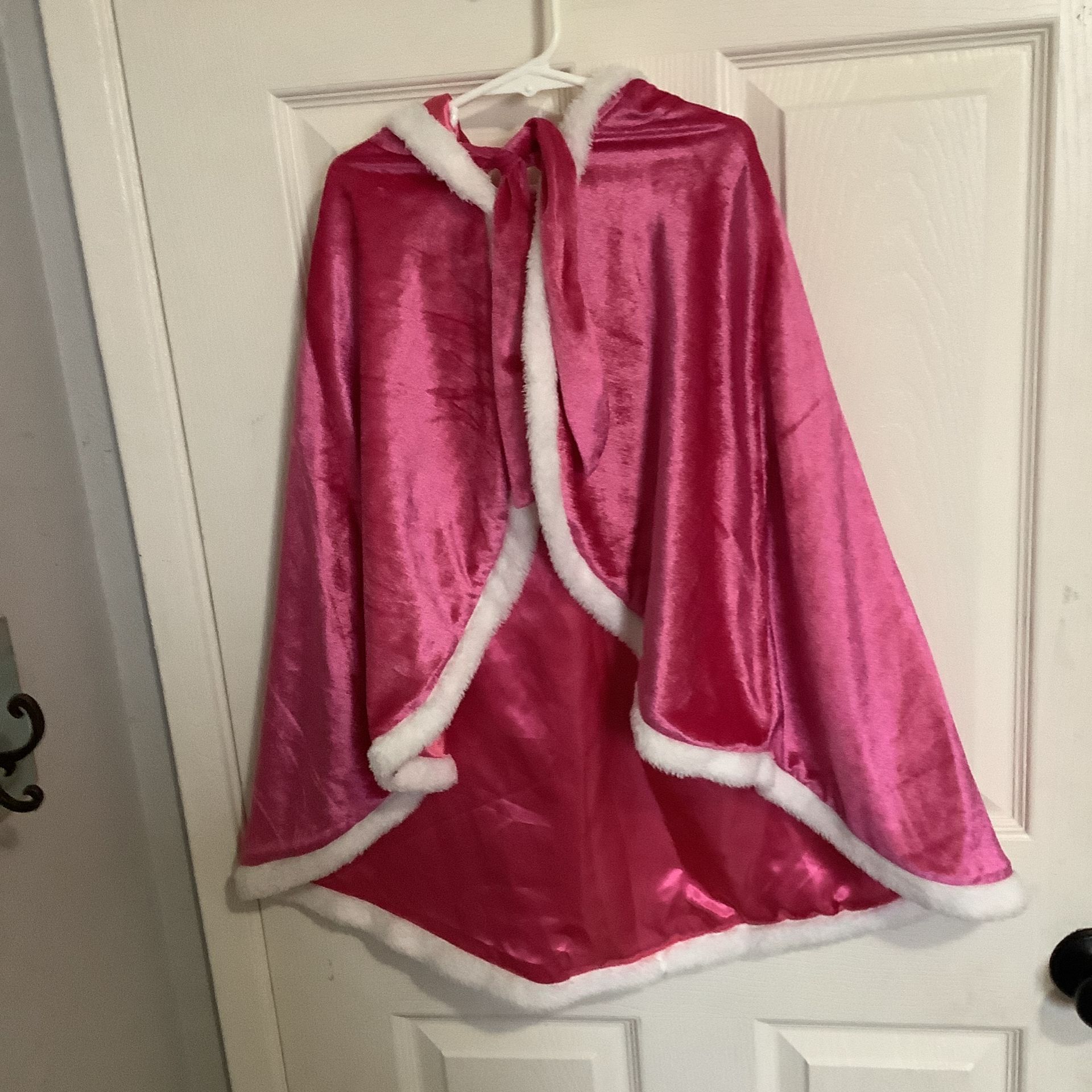 Girls Princess Hooded Cape, Dress Up Pink π