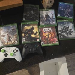 Xbox Games And 2 New Generation Series X Controllers 