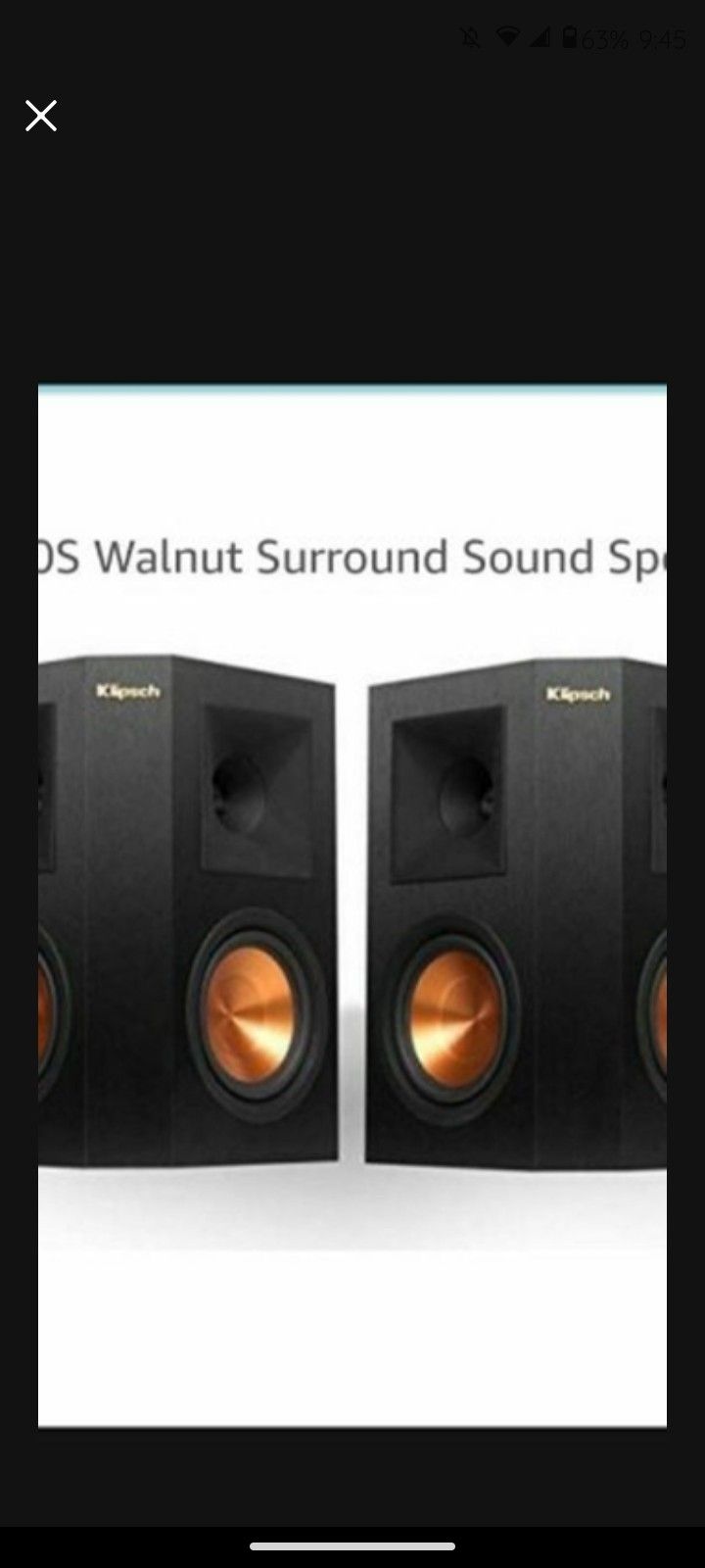 Brand New Klipsch 2 Set For $700.00 