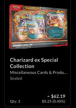 Pokémon Charizard ex Special Collection Box