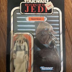Vintage Star Wars Kenner ROTJ Squid Head MOC