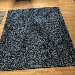 5’ X 7’ Area Rug Black And White