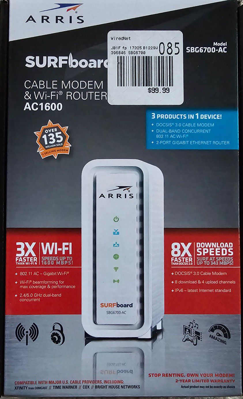 Wi-Fi Router AC 1600 (Up to 343 Mbps)