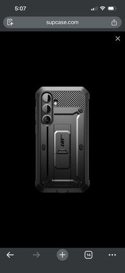 Galaxy S25 Unicorn Beetle Pro Rugged Case (BLACK)