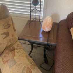 Square Coffee Table And Two End Tables 