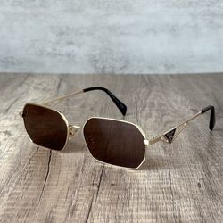Prada Sunglasses Brown Lens