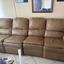 Leather Sofa 