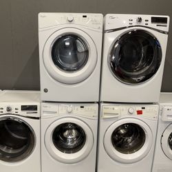 WHIRLPOOL XL CAPACITY WASHER DRYER ELECTRIC SET FREE DELIVERY 