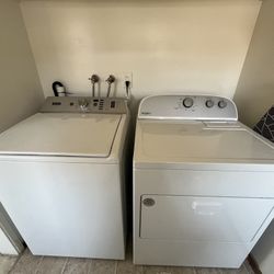 Crosley Washer + Whirlpool Dryer