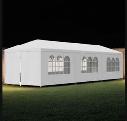 Canopy Party Tent 10x30 White Gazebo Wedding Parties Tent Canopy With Sides -(FOR SALE) Carpa