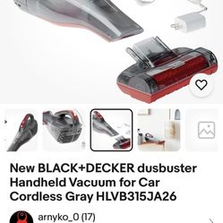 BLACK+DECKER dusbuster Handheld Vacuum for Car 