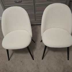 4 Boucle Chairs