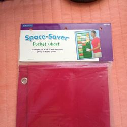 Lakeshore Space -Saver Pocket Chart (19 X 39.5)