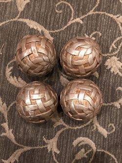 Decorative Carved Wood Balls