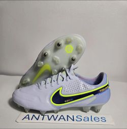 Nike Tiempo Legend 9 Elite SG Pro AC Cleats Grey DB0822-055 Mens Size 9.5