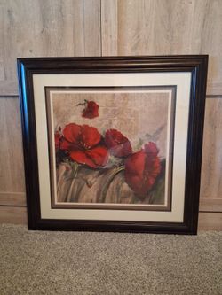 "Poppy's" Framed and Matted