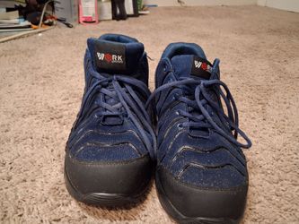 Work Larnmern Navy Blue Work Shoes