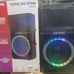 Ion Powerful Bluetooth Dj Party Speaker. Brand New. 500 Watts
