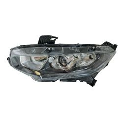 FOR 2016 2017 2018 2019 2020 2021 HONDA CIVIC LEFT DRIVER SIDE HALOGEN HEADLIGHT HEADLAMP