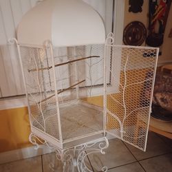 Custom Made Bird Cage one Of a  Kind,beautifully Metal work very Unick, In great SHape 