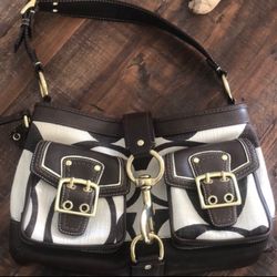 Coach Chocolate Hobo- Excellent Cond 