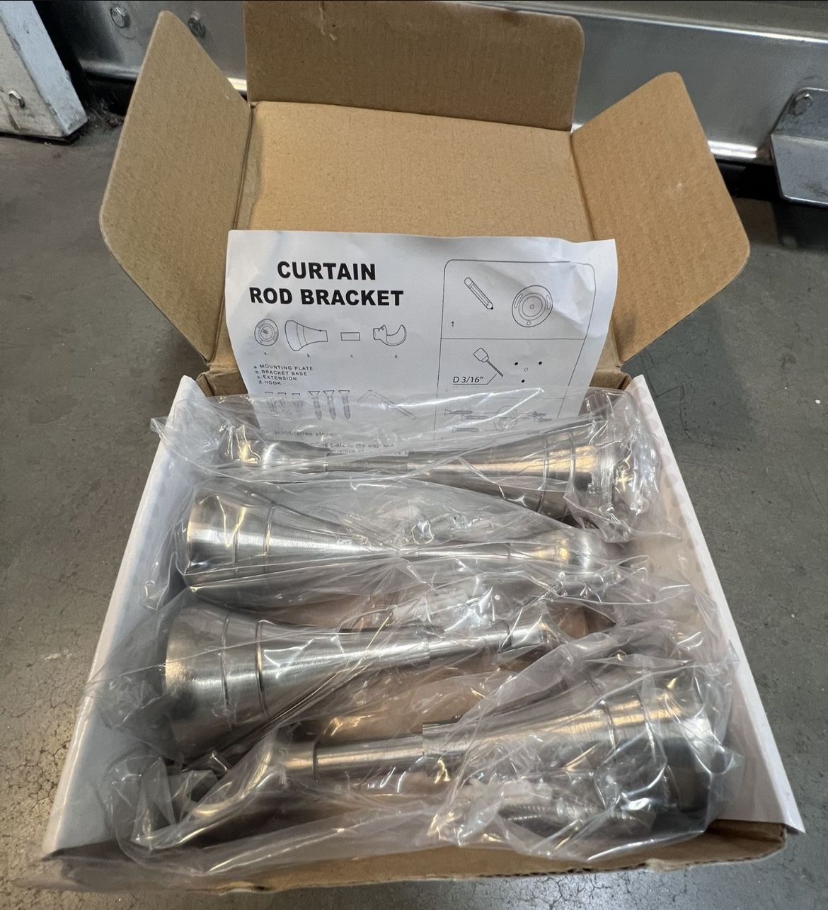 Curtain Rod Bracket Set