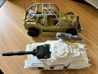 Soldier Force Military Toy Vehicle Lot - Buggy & Tank (2 Pieces)