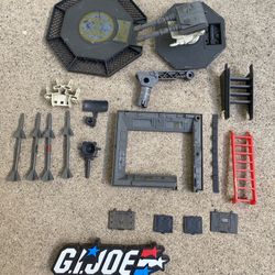 GI JOE TACTICAL BATTLE PLATFORM PARTS VINTAGE 80s 1985 MISSILES