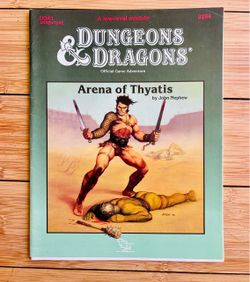 TSR DUNGEONS & DRAGONS — “Arena of Thyatis” Game Adventure