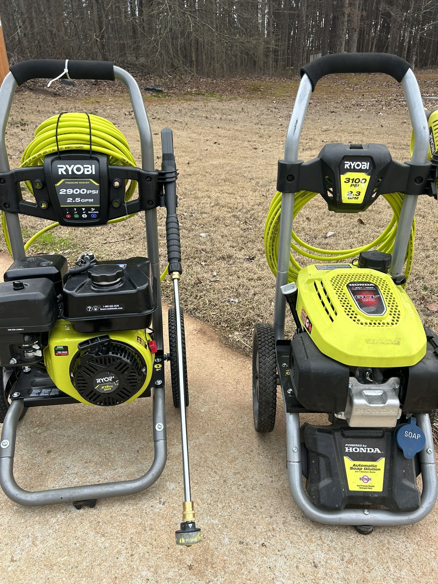 2 Pressure Washers