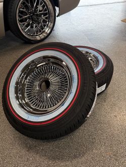 Wire wheels and vogue tires available different sizes available prices vary payment plan options