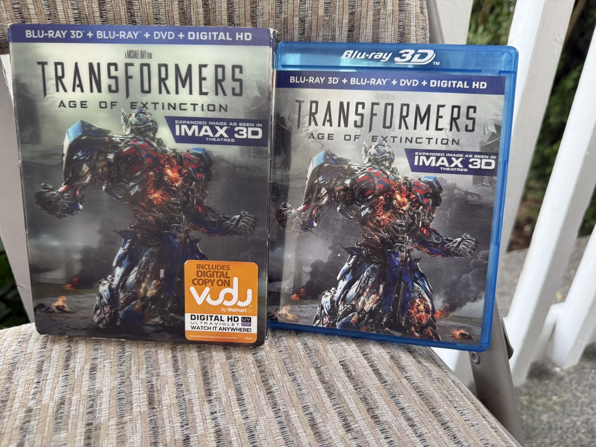 Transformers: Age of Extinction – 4-Disc Blu-ray Combo Set – $1