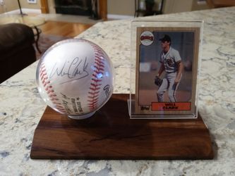 Will Clark JSA Authenticated Signed Baseball!