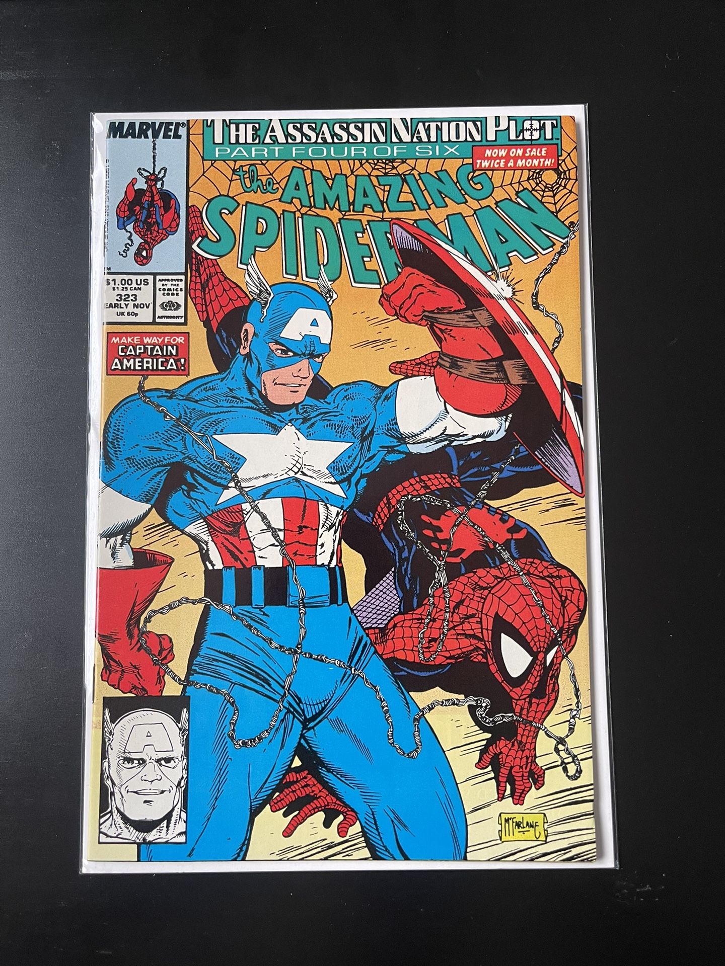 AMAZING SPIDER-MAN #323 - 1st Full Appearance of Solo! - Assassination Nation!