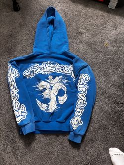 Blue hellstar hoodie