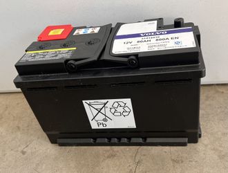 Volvo Vehicle AGM Battery 12V 80AH 800A S60 S80 S90 V90 XC60 Volvo Vehicle AGM Battery 12V 80AH 800A S60 S80 S90 V90 XC60