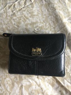 Coach leather wallet