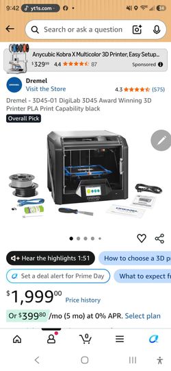 Dremel 3D45 3D printer