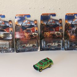 Lot Of 5 Jurassic World Legacy Matchbox Cars