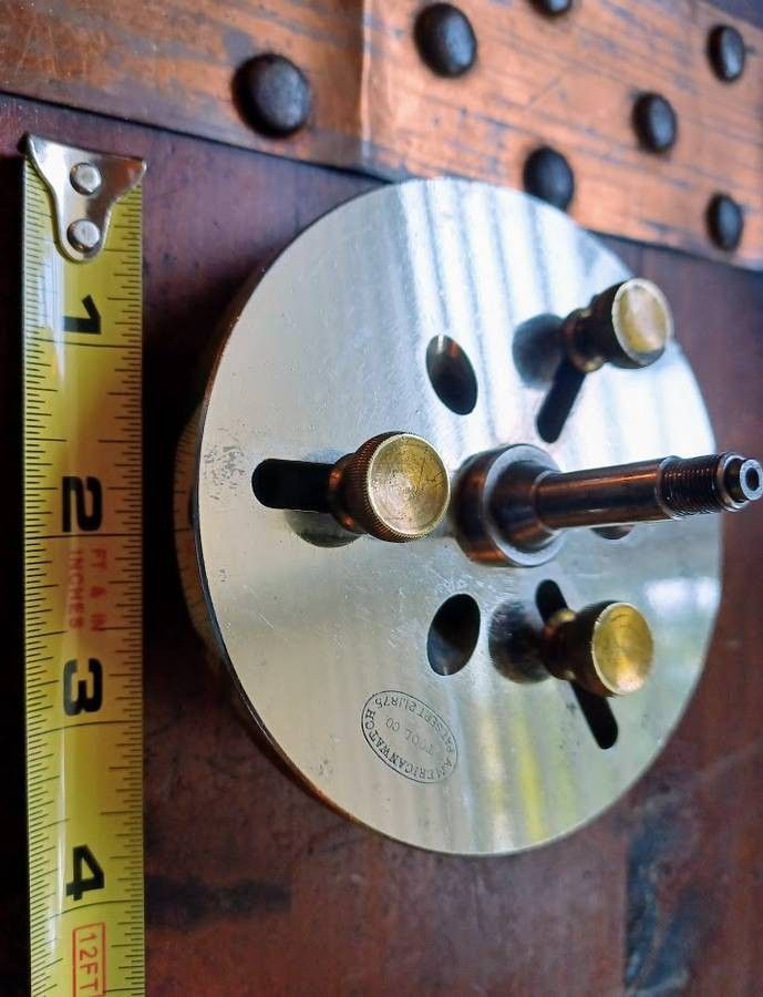 Vintage 3-Jaw Faceplate Chuck for Watchmakers Lathe, American Watch CoÂ
