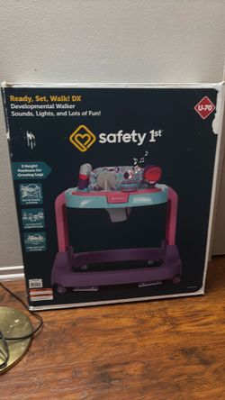 Safety 1st Ready, Set, Walk! DX Development Walker, Pink solid print