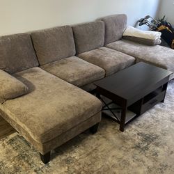 Living Room Couch-U Shaped